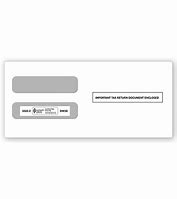 Image result for W 2 Envelopes Double Window