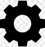 Image result for White Gear Icon PNG