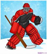 Image result for Ice Hockey Goalie Cartoon