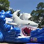 Image result for Shark Inflatable Water Slide
