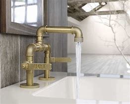 Image result for Industrial Bathroom Faucet