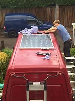 Image result for Free Standing Solar Panels for Campervans