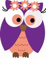 Image result for Purple Cartoon Owl Clip Art