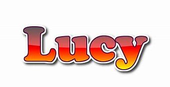 Image result for Lucy Name Logo