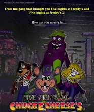 Image result for Chuck E. Cheese Five Nights of Fun Poster