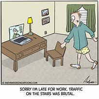 Image result for Funny Cartoon Working From Home