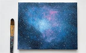 Image result for Simple Acrylic Galaxy Painting