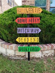 Image result for Halloween Street Signs