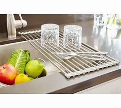 Image result for Roll Up Dish Drying Rack