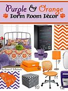 Image result for Purple and Orange Dorm Room