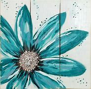 Image result for Turquoise Flower Art