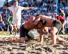 Image result for Wrestling Team On the Beach