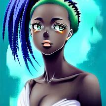 Image result for African Anime Girl
