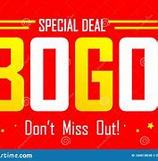 Image result for BOGO Sale Sign