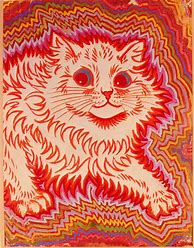 Image result for Louis Wain Cat Art