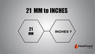 Image result for 21Mm to Inches