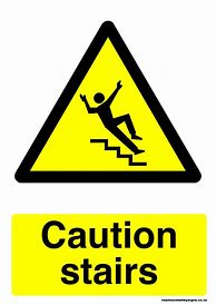 Image result for Please Use Stairs Sign