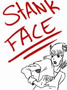 Image result for Stank Face Drawing