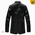 Image result for Men's Black Leather Blazer
