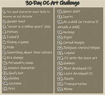 Image result for 30-Day OC Art Challenge