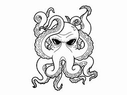 Image result for Tribal Octopus Tattoo Drawings