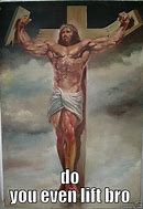 Image result for Jesus Breaking Cross Meme