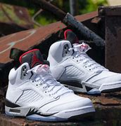 Image result for Jordan 5 White Navy