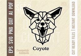 Image result for Coyote Wall Art Geometric