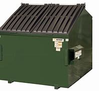 Image result for 1 Cubic Yard Metal Trash Bin