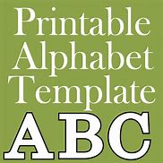 Image result for Template for Letter Cutting From a to Z
