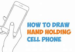 Image result for Hand Holding a Phone Drawing