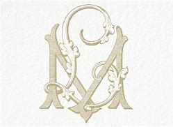 Image result for Vintage Monogram Letters