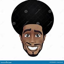 Image result for Black Man with Afro Emoji