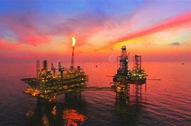 Image result for Oil Platform Sunset
