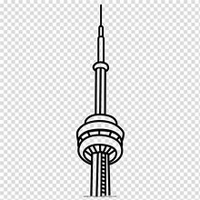 Image result for CN Tower Outline
