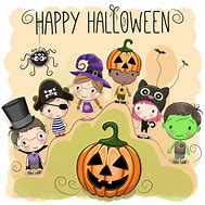 Image result for Cute Halloween Kids Cartoon