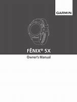 Image result for garmin fenix 5 manual