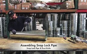 Image result for Snap Lock Square Duct