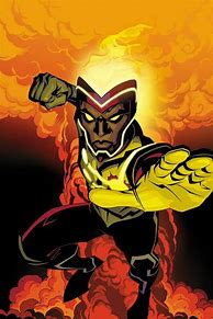 Image result for Black Superhero Cartoon Character
