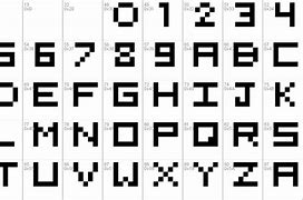 Image result for 5 Pixel Font