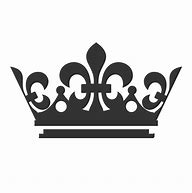 Image result for Queen Crown Logo Black and White
