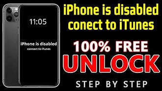 Image result for iPhone Is Disabled Connect to iTunes Reset