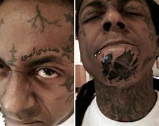 Image result for Rapper Face Tattoos