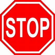 Image result for Stop Sign Clip Art No Background