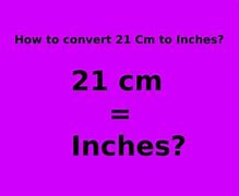 Image result for 18 Cm to Inches
