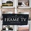 Image result for Samsung the Frame On a Brick Fireplace