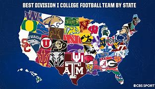 Image result for Favorite CFB Team by Us County Map