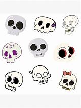 Image result for Cute Skull Stickers