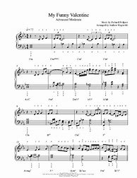 Image result for My Funny Valentine Sheet Music for Piano