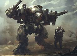 Image result for Sci-Fi Battle Robot